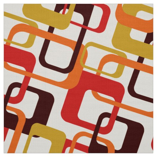 70s retro verbindingspatroon stof (Swatch)