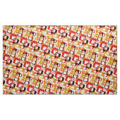 70s retro verbindingspatroon stof (Yard (91,4 cm))