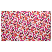 70s retro  verbindingspatroon stof  (Yard (91,4 cm))