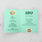 70s Retro Verjaardag Uitnodiging (Binnen)