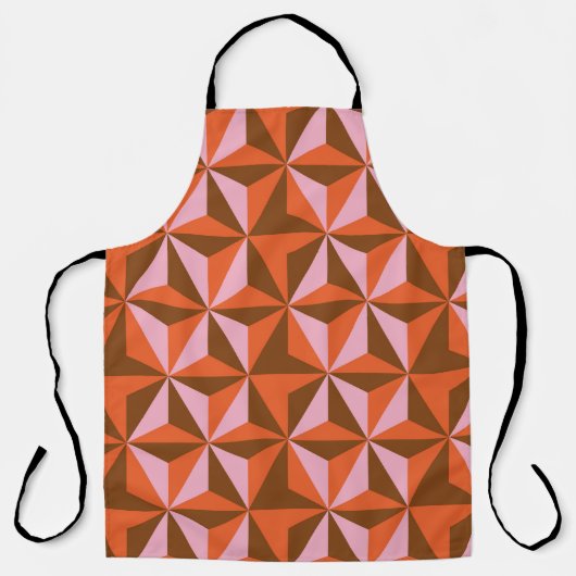 70s retro vintage pattern background schort (Voorkant)