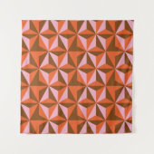 70s retro vintage pattern background wandkleed (Voorkant)
