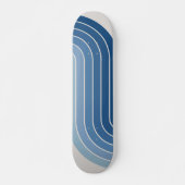 70s Retro Vintage Style Geometric Design Persoonlijk Skateboard (Voorkant)