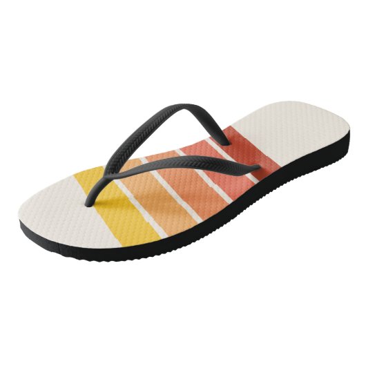 70s  Retrostrips Teenslippers (Schuin)