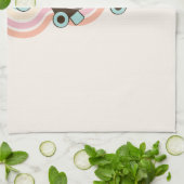 70s Rock and ROLL Roller Schaatsen Decor Retro Kam Theedoek (Gevouwen)