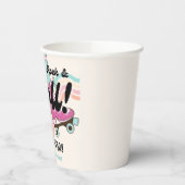 70s Rock en Roll Schaatsen Party Favorieten Papieren Bekers (Links)