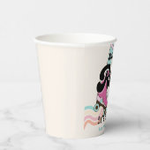 70s Rock en Roll Schaatsen Party Favorieten Papieren Bekers (Rechts)