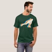 70S Roller Schaatsen Disco Retro Vintage T-shirt (Voorkant volledig)