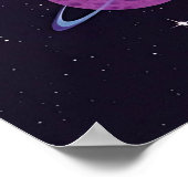 70s Rolschaatsers Kosmische Regenboog Poster (Hoek)