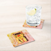  70s Sad Clown Drawing (D1) Editable Kartonnen Onderzetters (Insitu)