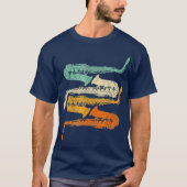  70s saxofone voor sax t-shirt (Voorkant)