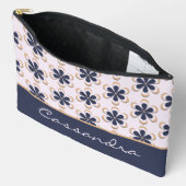 70's Schattigee Retro Flower Power Navy Barely Pin Etui (Open)