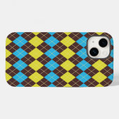 70s Schotse Tartan-Patroon Case-Mate iPhone Case (Achterkant (horizontaal))