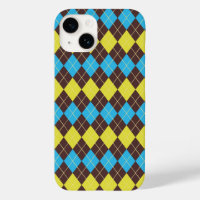 70s Schotse Tartan-Patroon