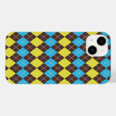 70s Schotse Tartan-Patroon Case-Mate iPhone Case (Achterkant (horizontaal))