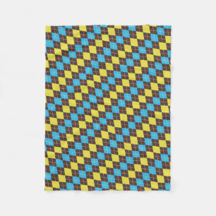 70s Schotse Tartan-Patroon Fleece Deken