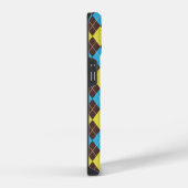 70s Schotse Tartan-Patroon iPhone Hoesje (Rechterkant)