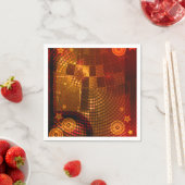 70's Seventies Oranje Disco Dance Verjaardagsfeest Servetten (Insitu)