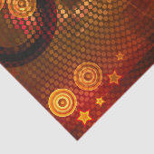 70's Seventies Oranje Disco Dance Verjaardagsfeest Tissuepapier (Detail)