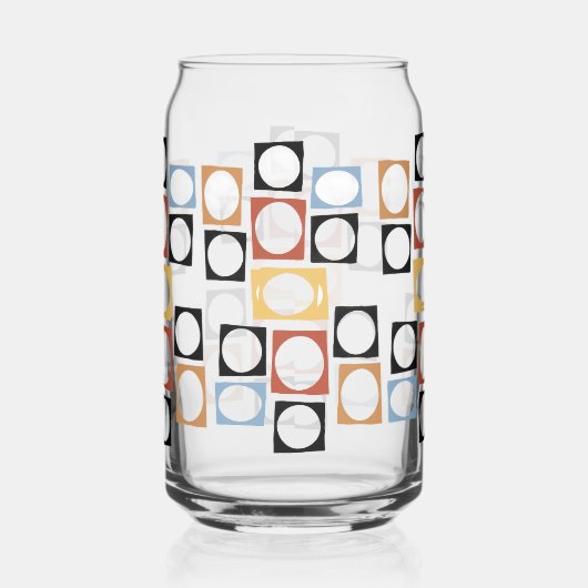 70s-sfeer bloemen blikvorm glas (Links)