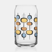 70s-sfeer bloemen blikvorm glas (Achterkant)
