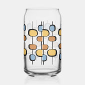 70s-sfeer bloemen blikvorm glas (Rechts)