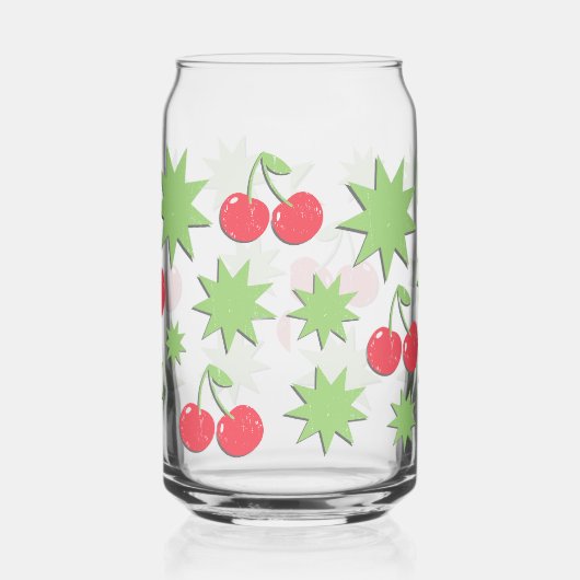 70s-sfeer bloemen blikvorm glas (Links)