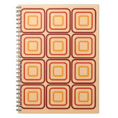 70s square pattern notitieboek (Voorkant)