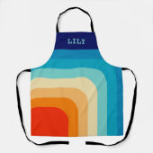 70s Square Rainbow Schort (Voorkant)