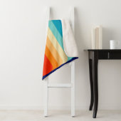 70s Square Rainbow Sherpa Deken (In situ)