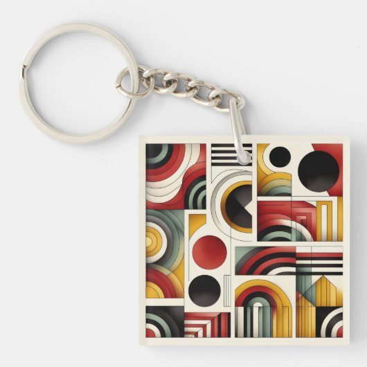 70s Stedelijke Flow Sleutelhanger (Voorkant)