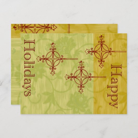 70's stijl briefkaart (Voorkant / Achterkant)