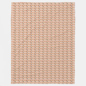70s Stijl Deken Groovy Pastel Bloemenkracht (Voorkant)