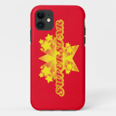 70's stijl Superstar iPhone Case (Achterkant)