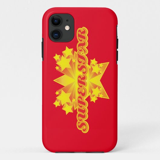 70's stijl Superstar iPhone Case (Achterkant)