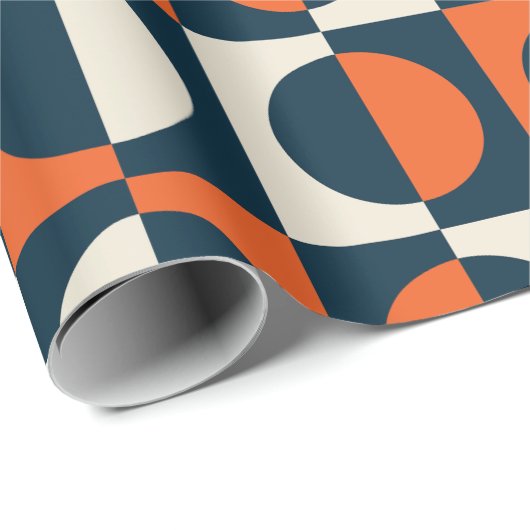 70s stijl Wrapping papier (Rol Hoek)