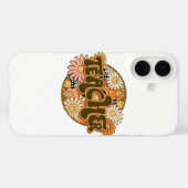 70s Style Floral "Teacher" Appreciation Case-Mate iPhone Case (Achterkant (horizontaal))