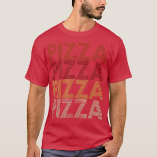  70s Style Pizza T-shirt