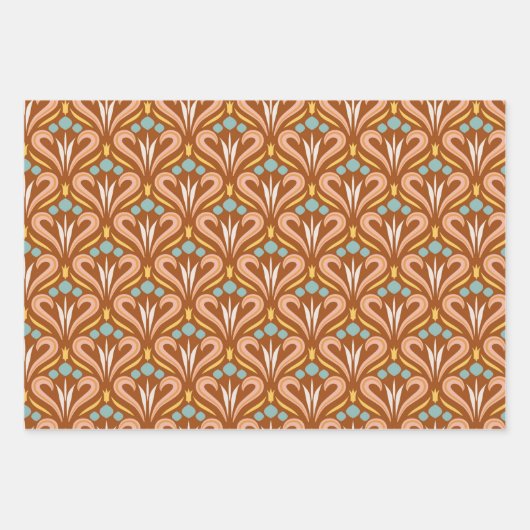 70's Summer Retro Pattern | Papieren pakbladen Inpakpapier Vel (Voorkant 3)