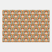 70's Summer Retro Pattern | Papieren pakbladen Inpakpapier Vel (Voorkant)