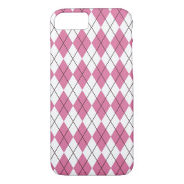 70s Tartan-Pattern Pinky Case-Mate iPhone Case
