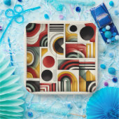 70s Urban Flow Papieren Bordje (Feest)