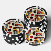 70s Urban Flow Poker Chips (Opstapeling)