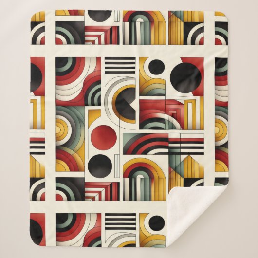 70s Urban Flow Sherpa Deken (Voorkant)