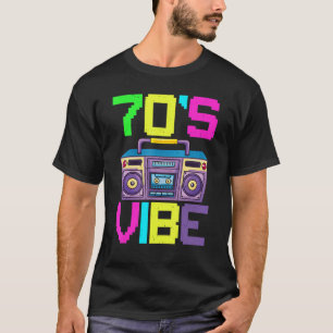 70s Vibe Classic Kostuummuziek Geboren in 1990 T-shirt