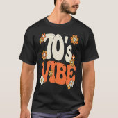 70's Vibe Costume 70s Party Outfit Groovy Hippie P T-shirt (Voorkant)