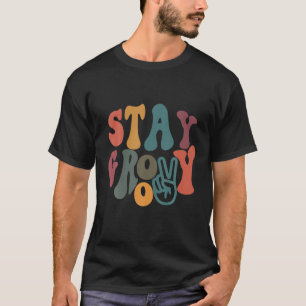  70S Vibes Peace Hippie Blijf Groovy T-shirt