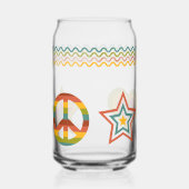 70s-vibes stijl blikvorm glas (Links)