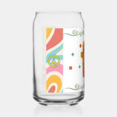 70s-vibes stijl blikvorm glas (Voorkant)