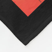 70s Vinyl Record Patroon Retro Fleece Deken (Hoek)